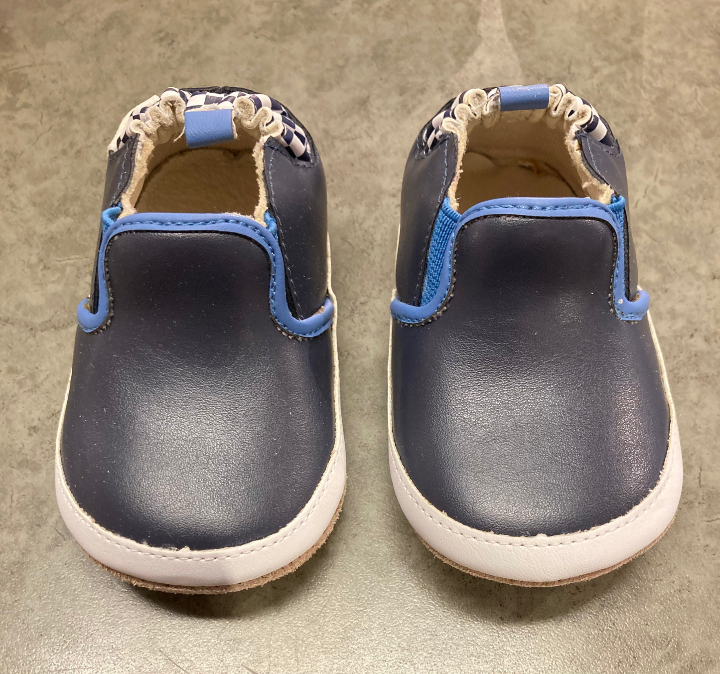 Baby - Robeez - Checkered/Navy