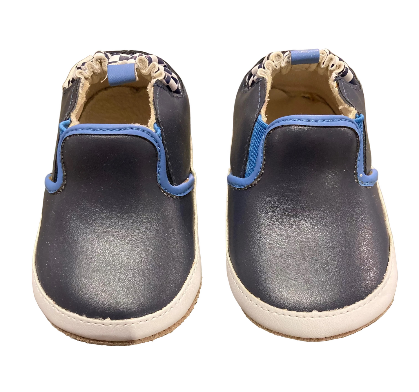 Baby - Robeez - Checkered/Navy