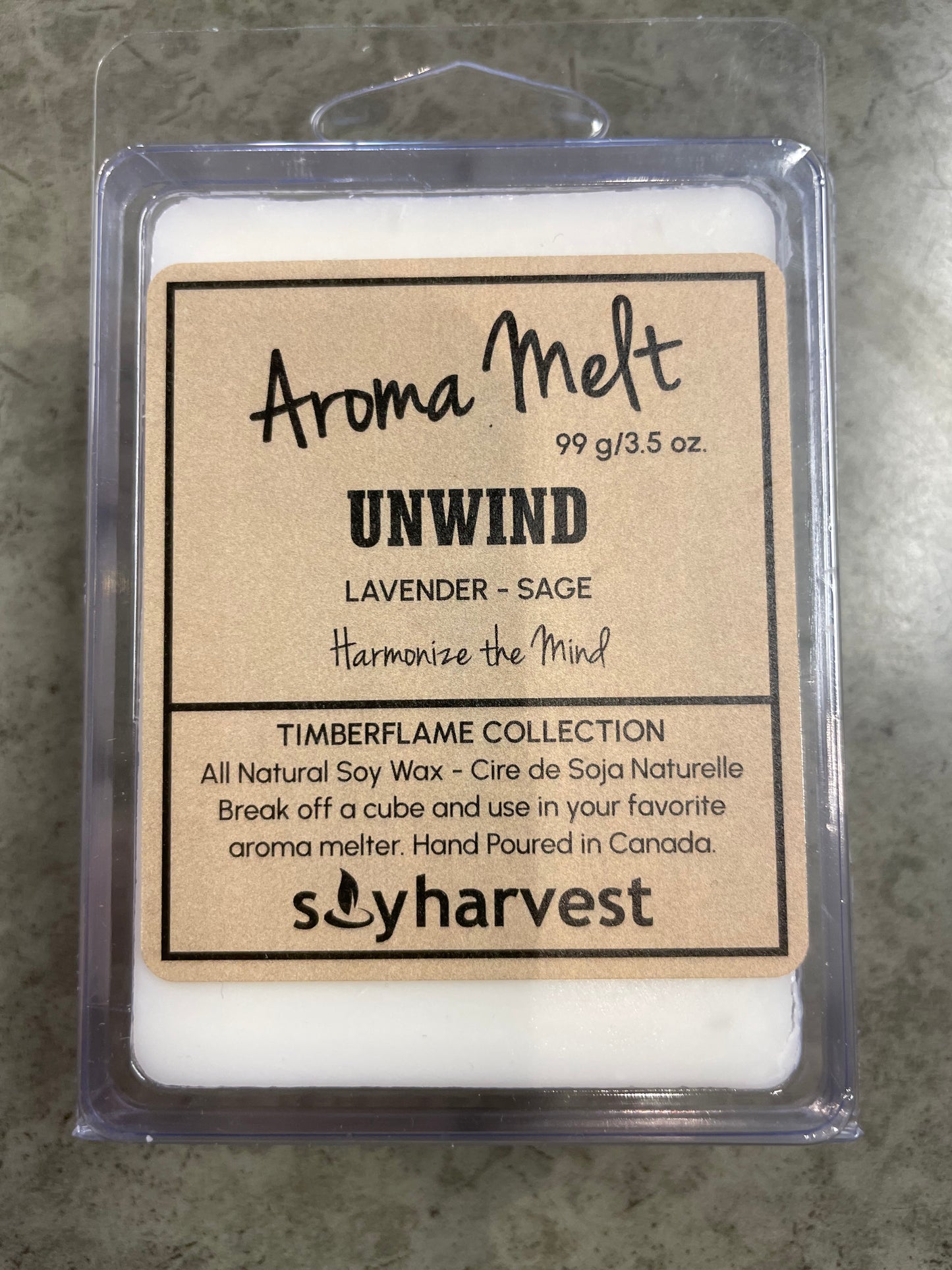Soy Harvest Candles - Wax Melts - Unwind