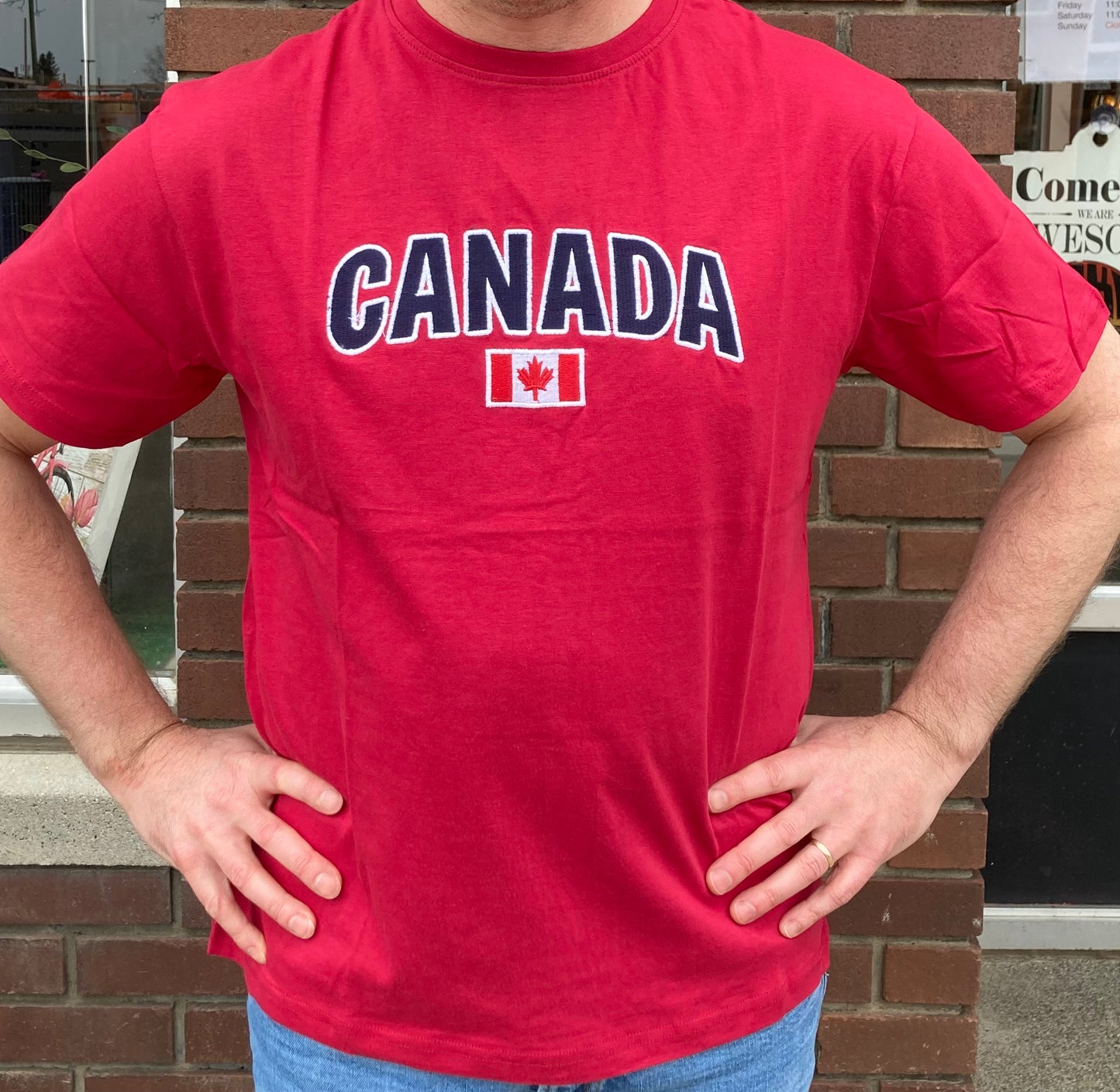 Souvenir Clothing - T-Shirt - Canada - Red(Cardinal)