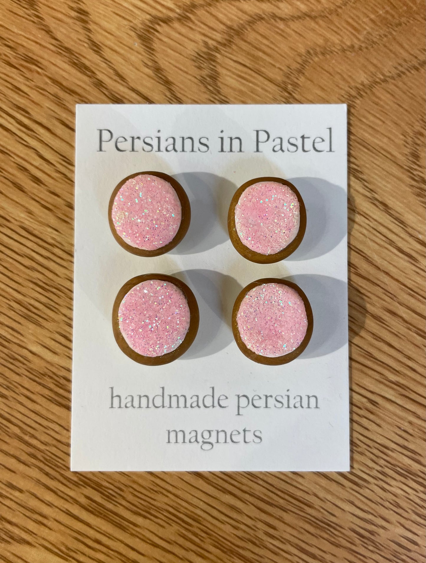 Persians In Pastel - Mini Glitter Magnets