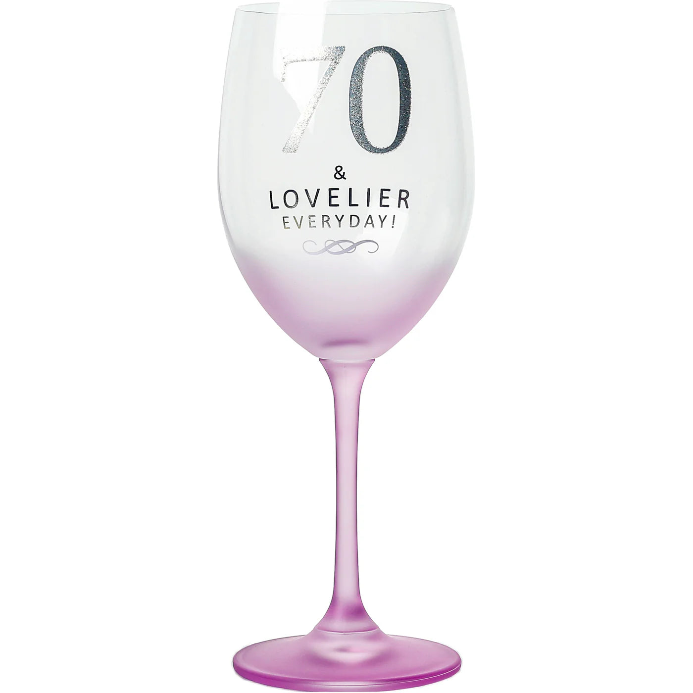 Crystal Wine Glass - 70th