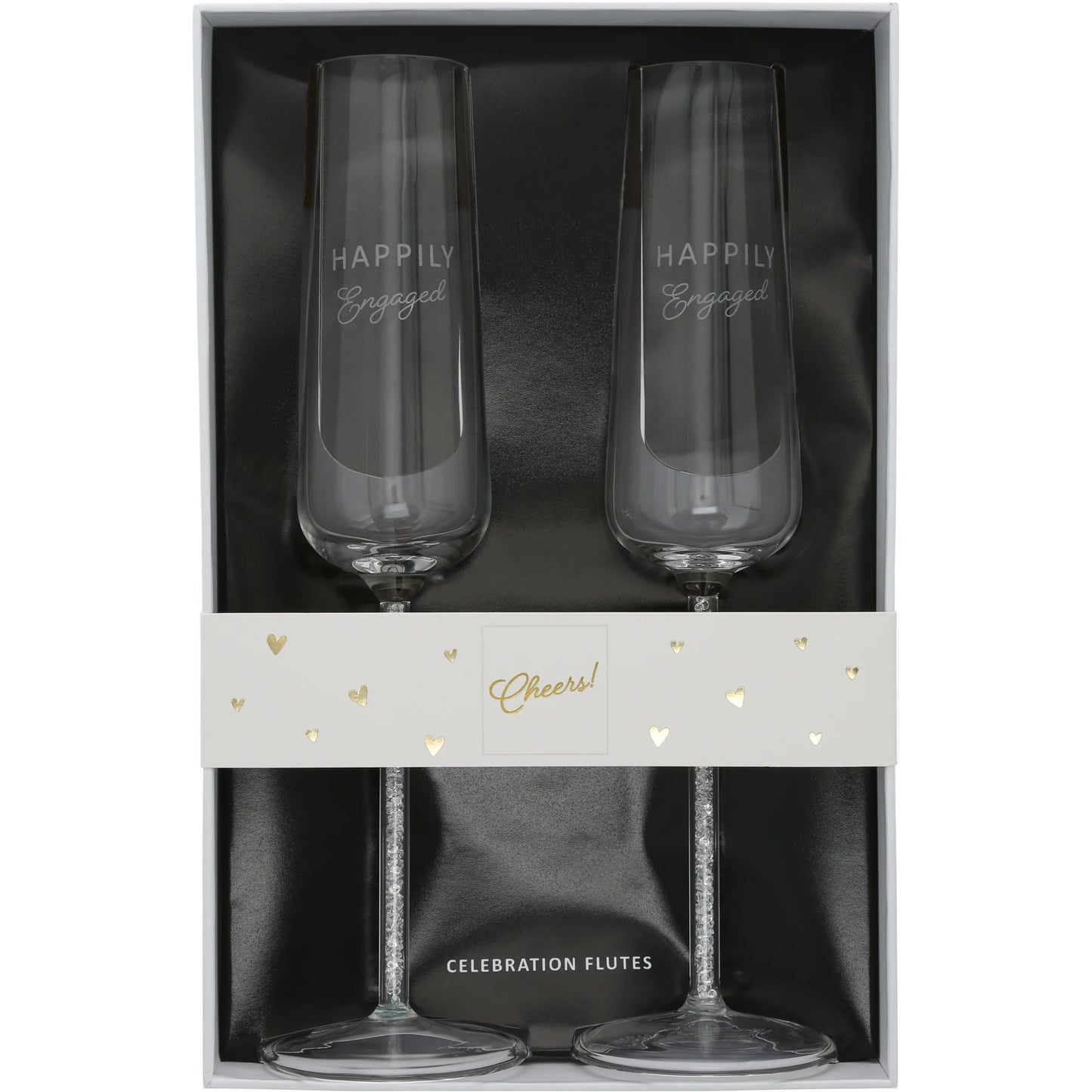 Drinkware - Engaged - 7 oz. Glass Toasting Flute Set
