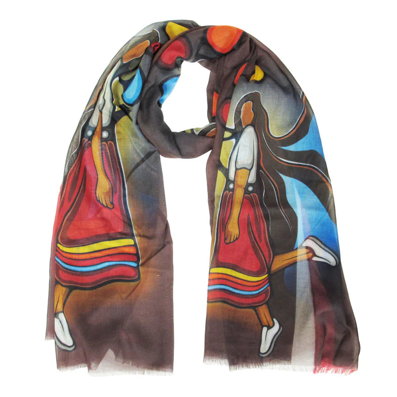 Oscardo - emily Kewageshig - A Skirt With a Story - Eco Scarf