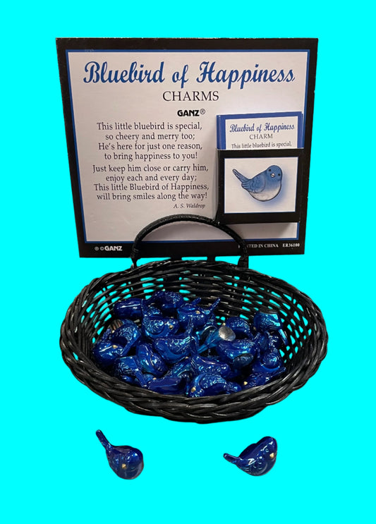 Bluebird of Happiness Charm