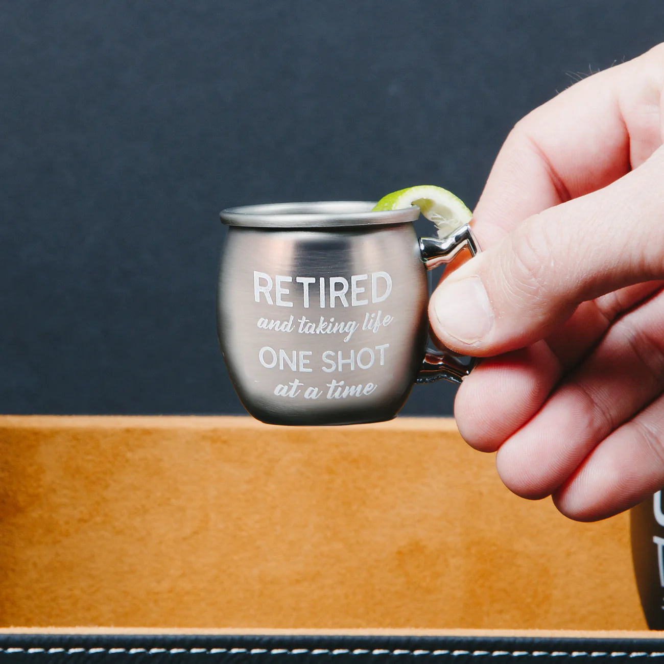 Drinkware - Stainless Steel Moscow Mule Shot Glass - Retired