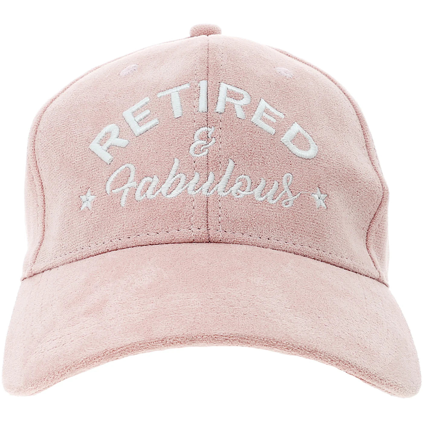 Retirement - Fabulous Pink Adjustable Suede Hat