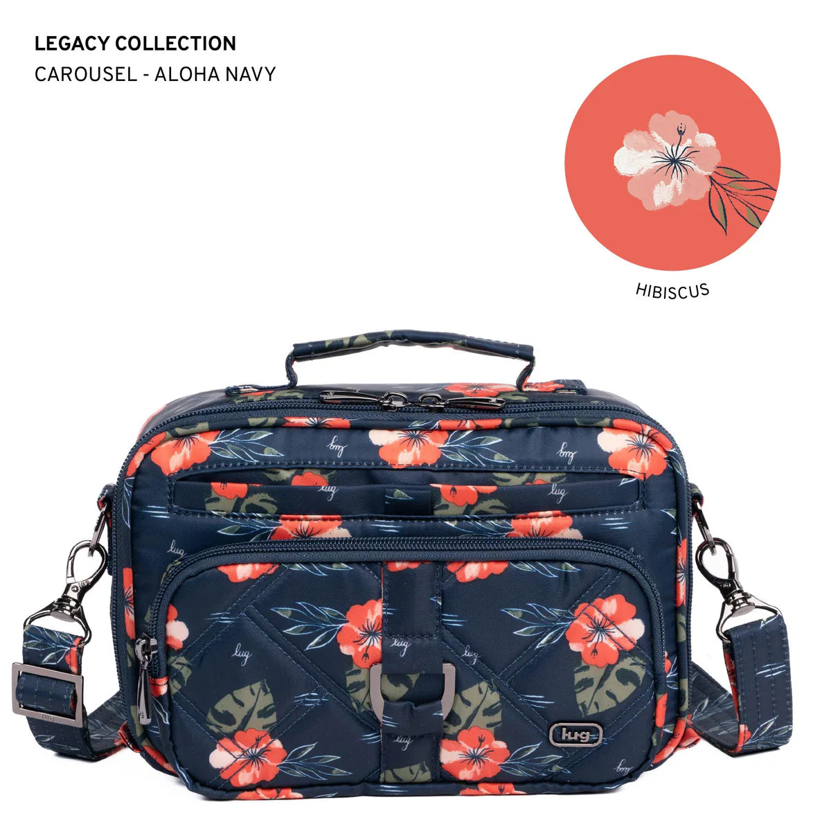 Lug - Legacy Collection Carousel Crossbody Bag - Aloha Navy
