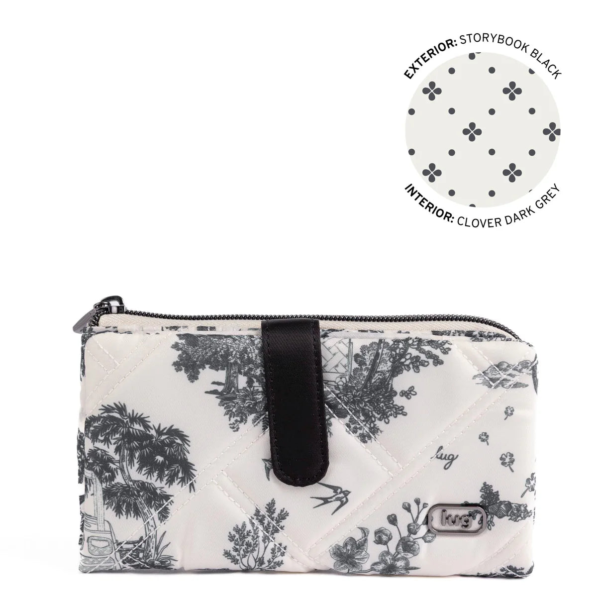 Lug - Tram RFID Wallet - Storybook Black