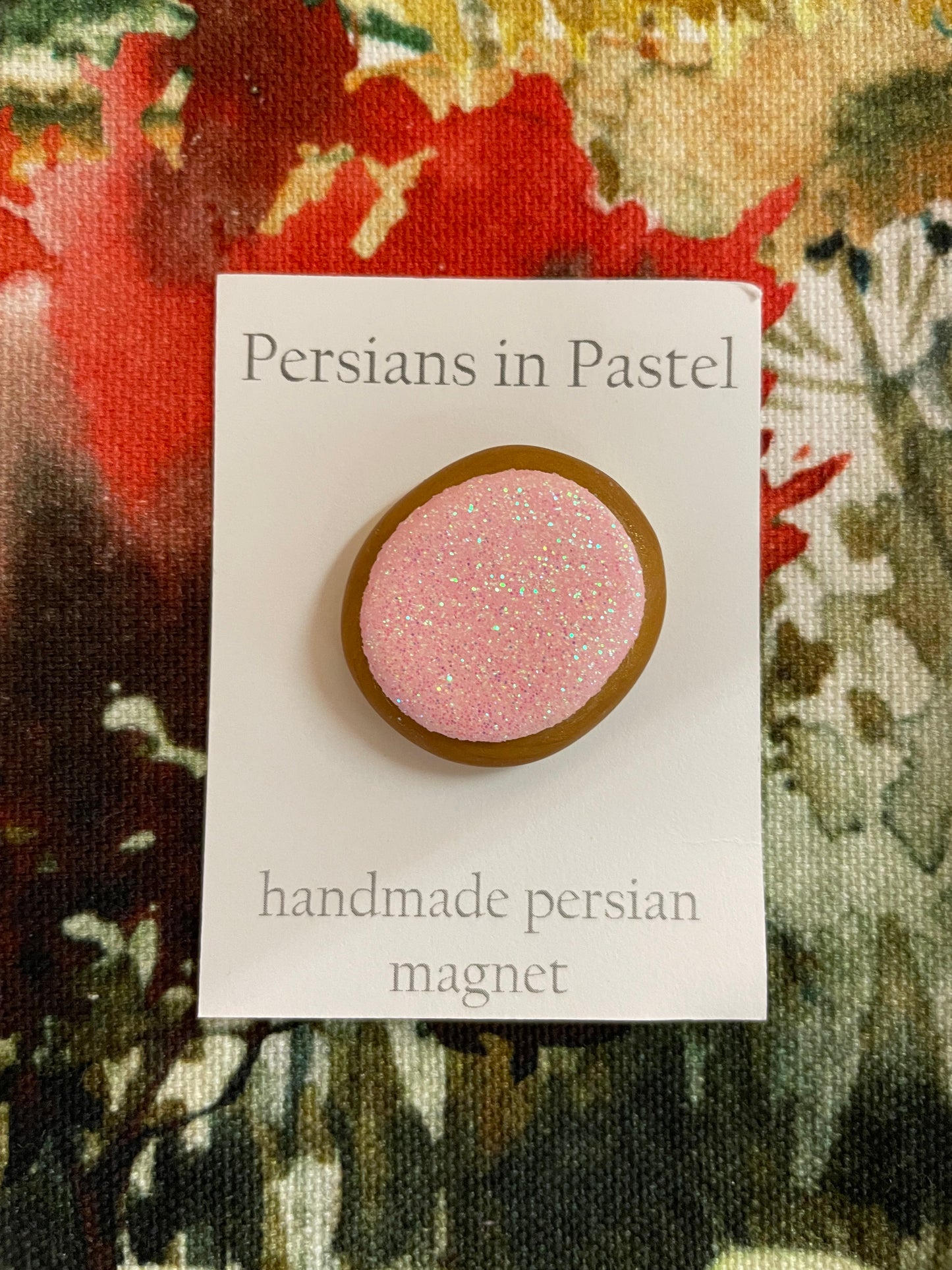 Persians in Pastel - Magnet - Glitter