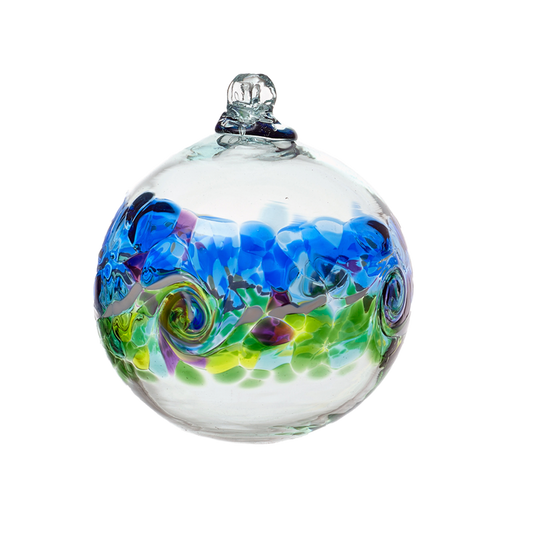 Kitras Art Glass - Orb - Ocean Breeze