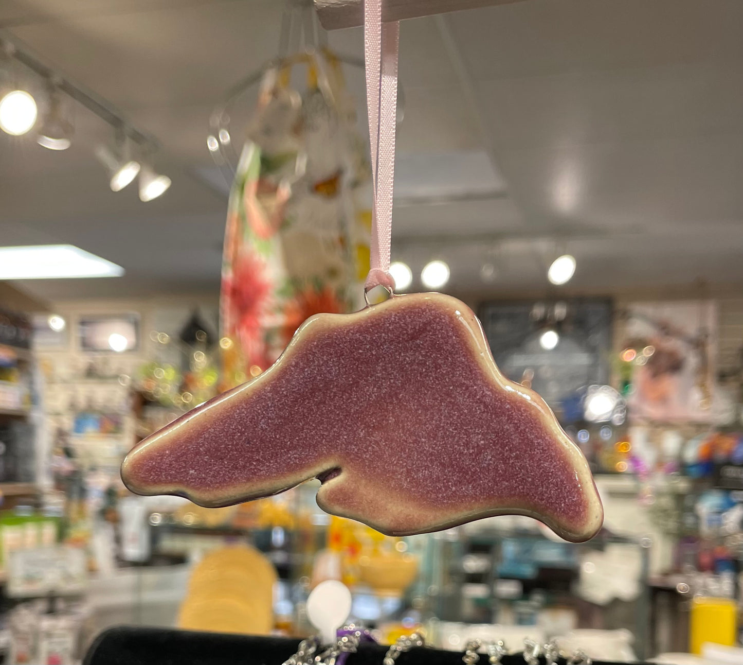 Christmas - Pottery By P0T's 2G0 - Lake Superior Ornament