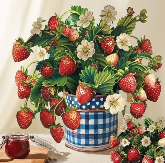 Pop-Up Flower Bouquet - Strawberry Blossom