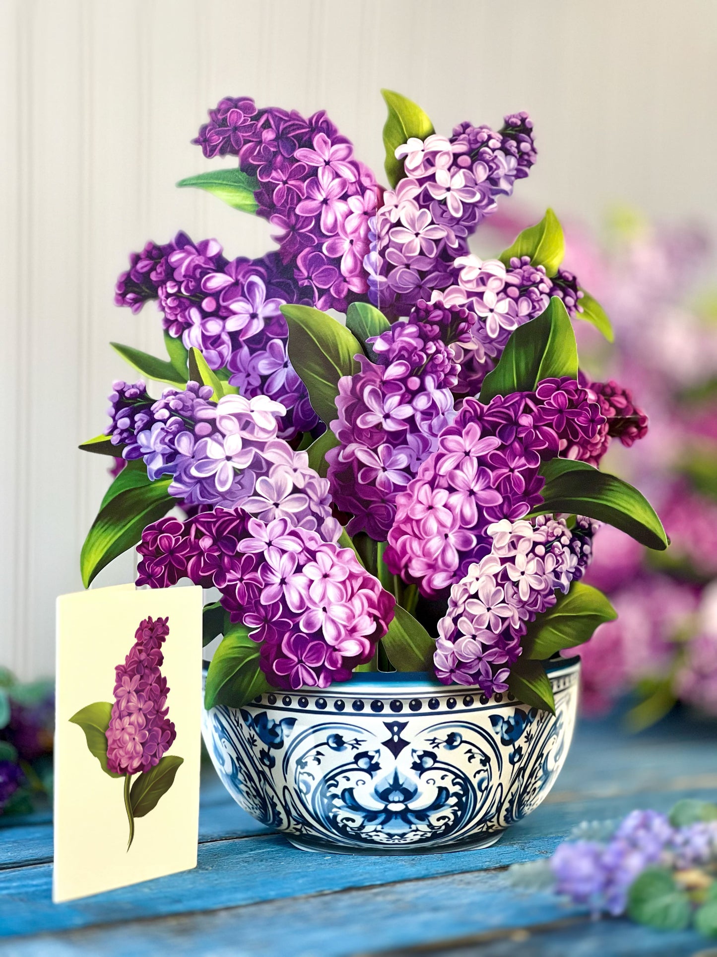 Pop-Up Flower Bouquet - Garden Lilacs
