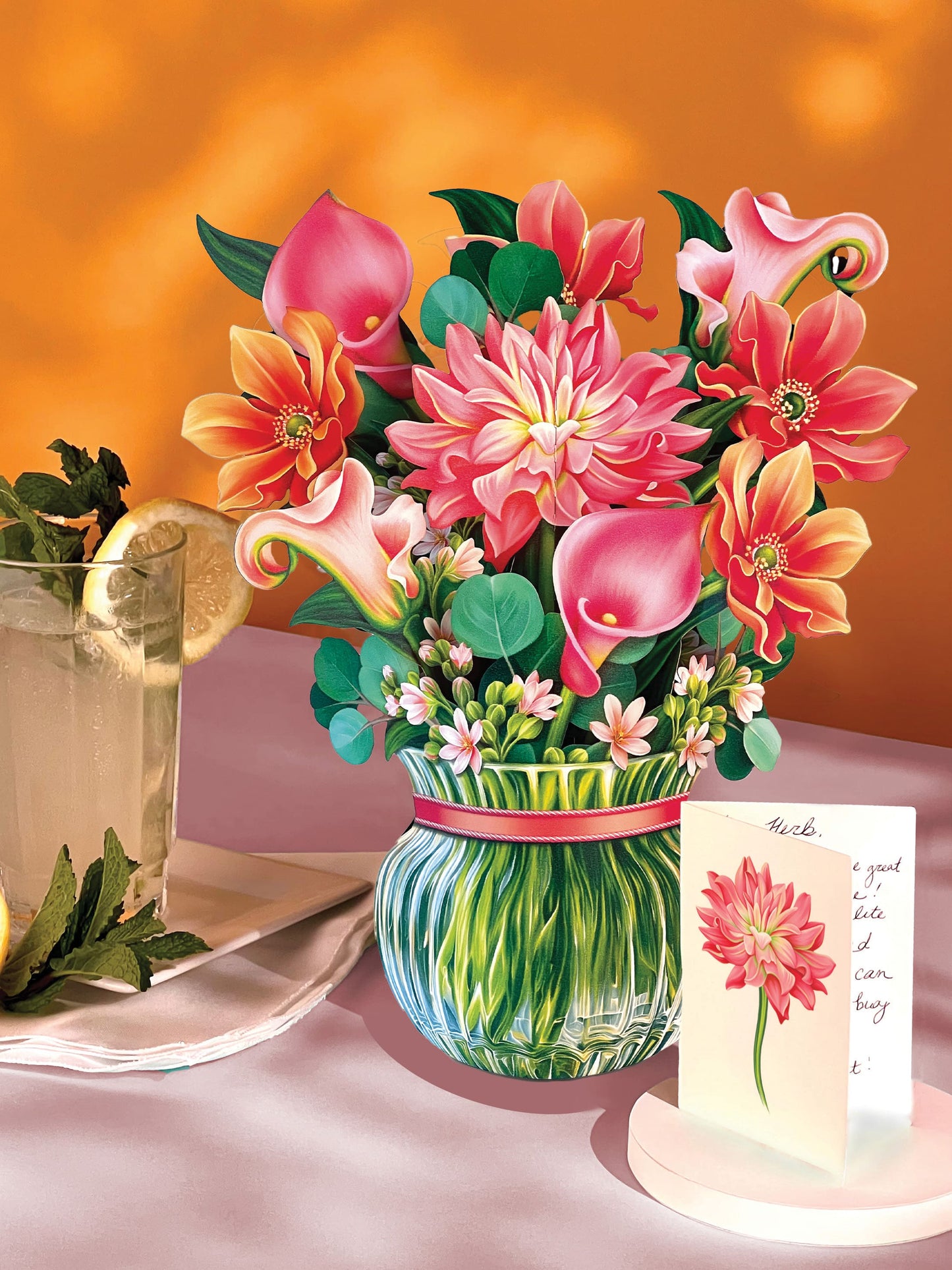 Pop-Up Flower Bouquet - Dear Dahlia