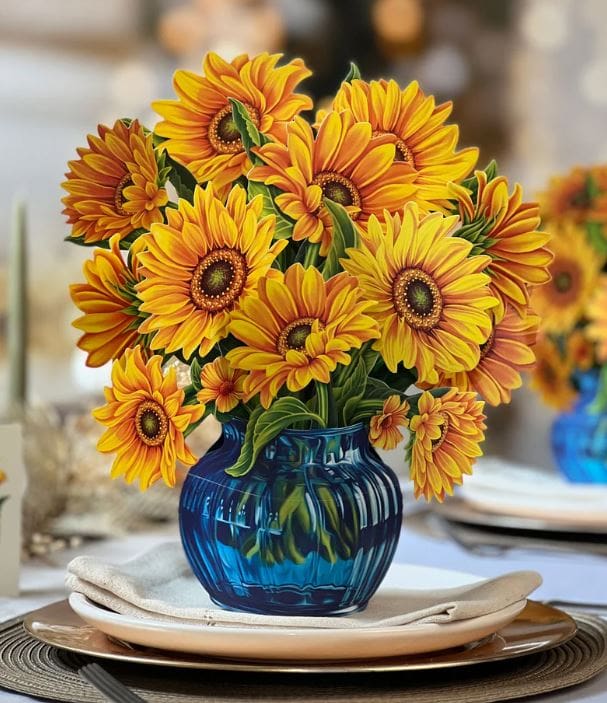 Pop-Up Flower Bouquet - Sunflowers