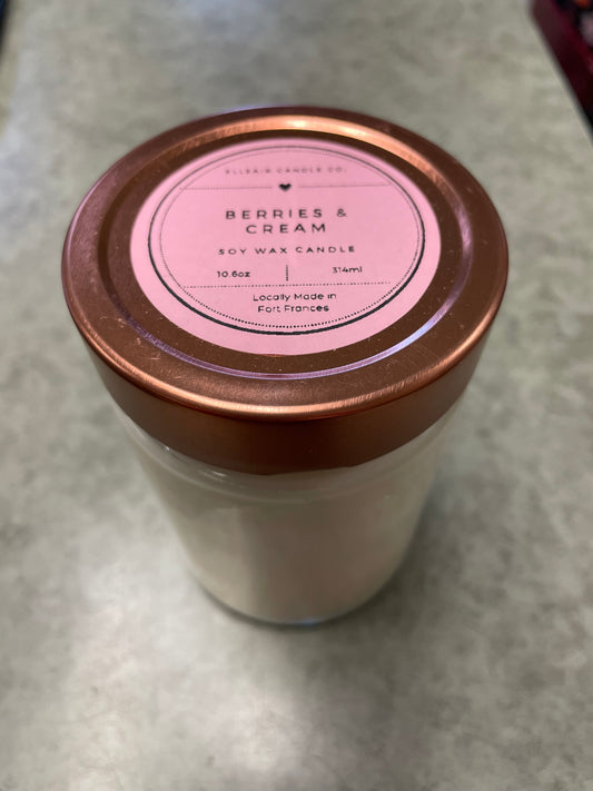 Elleair Candle Co. - *Consignment* - Berries & Cream - Candle