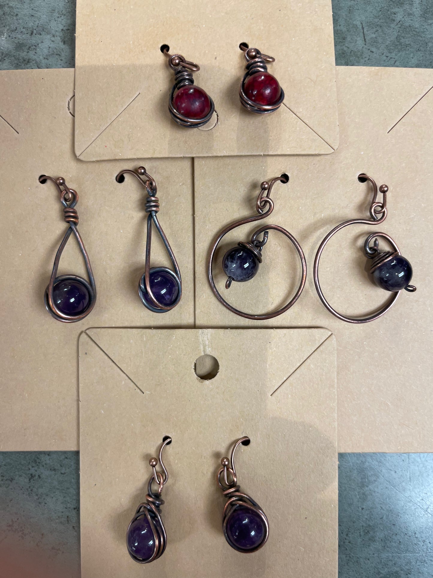Amethyst Earrings (*Consignment)