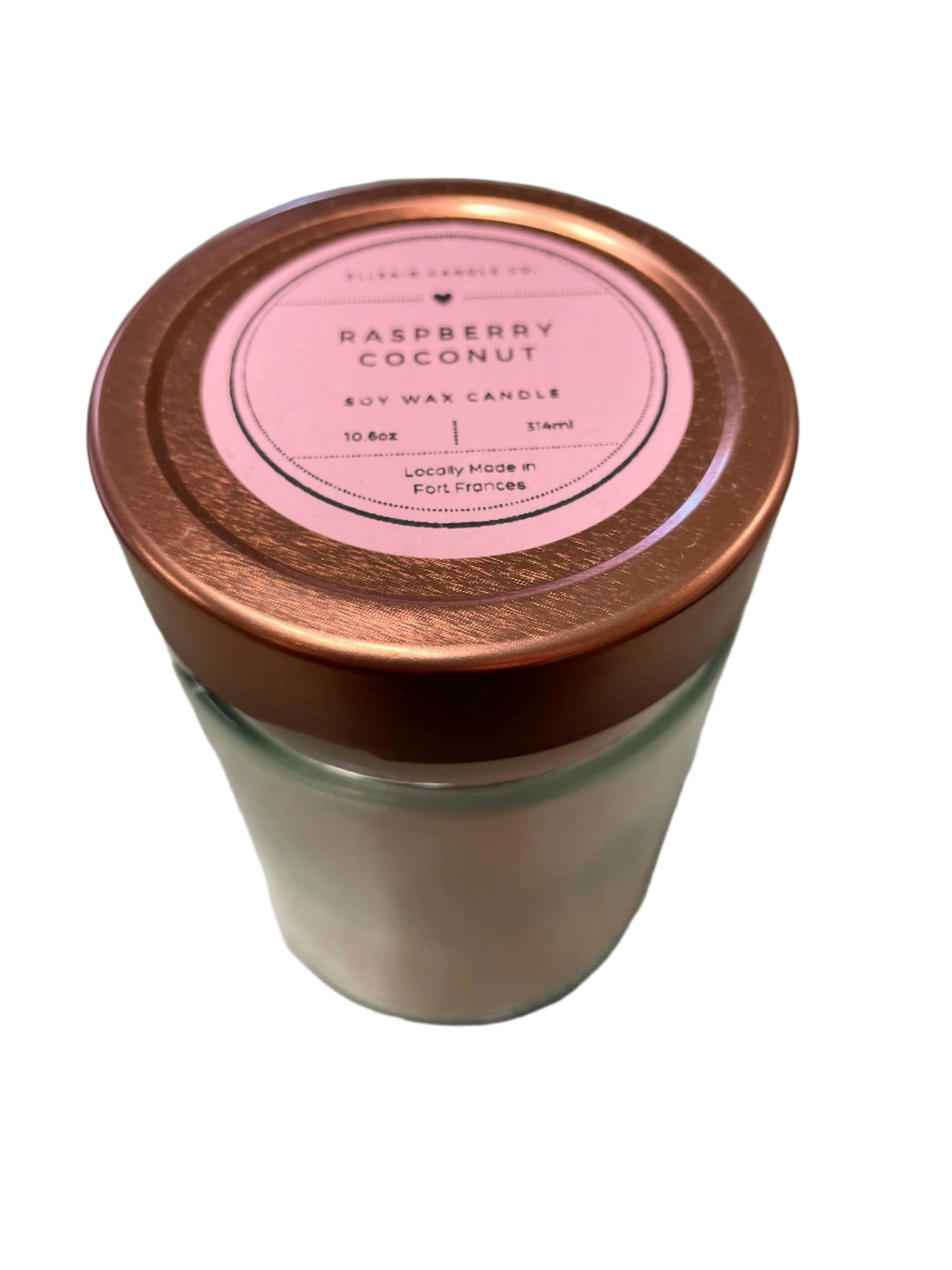 Elleair Candle Co. - *Consignment* - Raspberry Coconut Candle