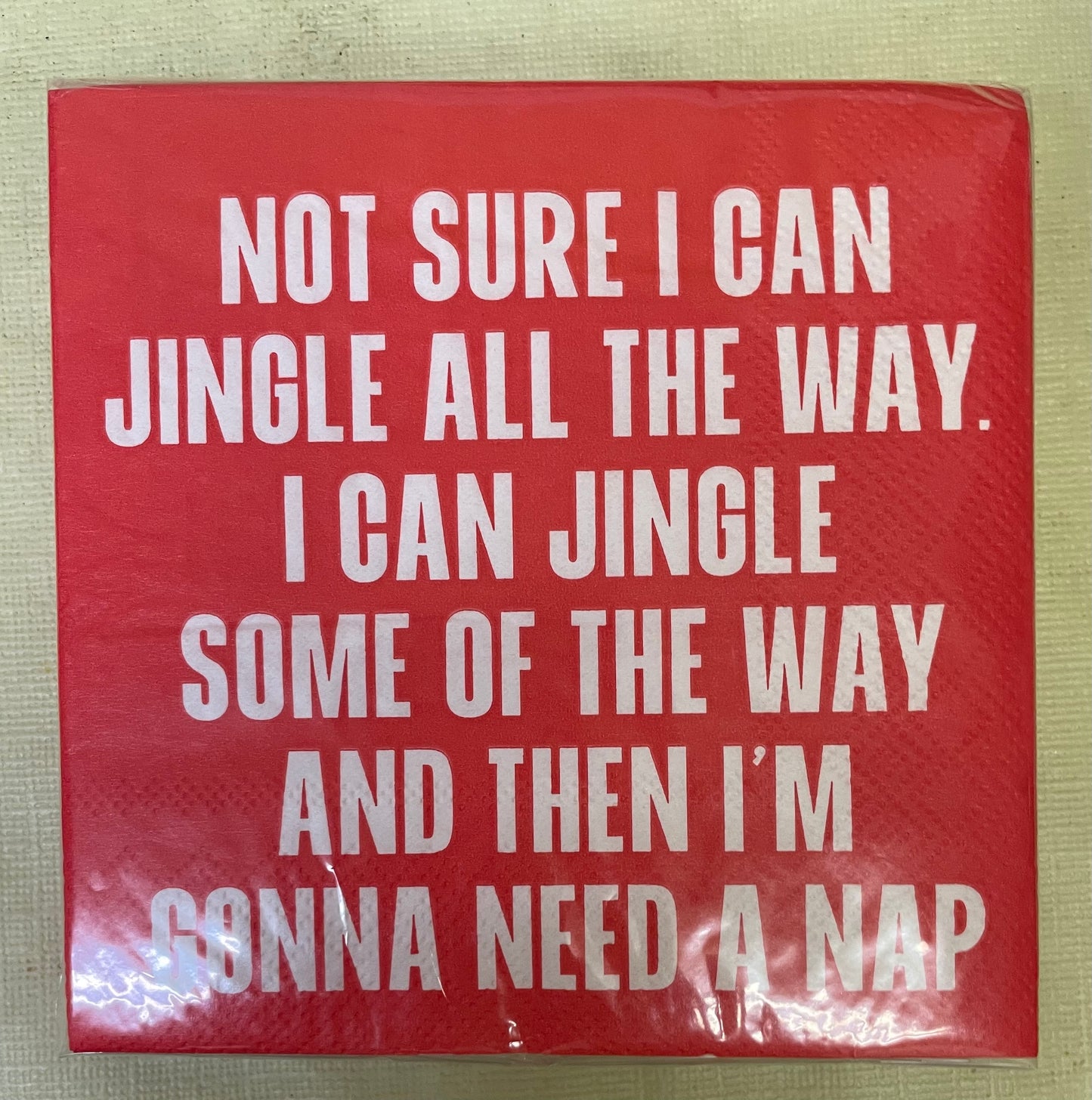 Christmas - Napkins - Cocktail - Need a Nap