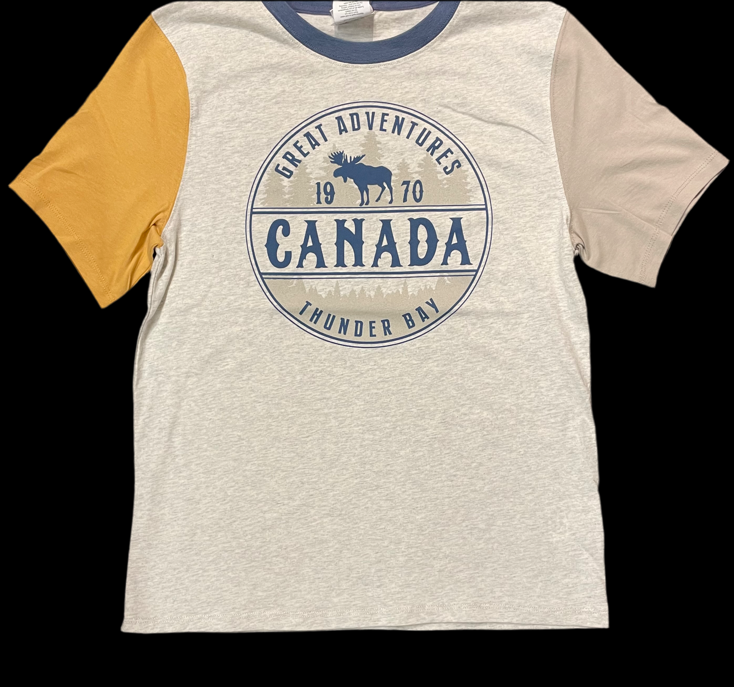 Youth Souvenir Clothing - Jersey Short Sleeve T-Shirt - Great Adventures - 1970 - Thunder Bay, Canada