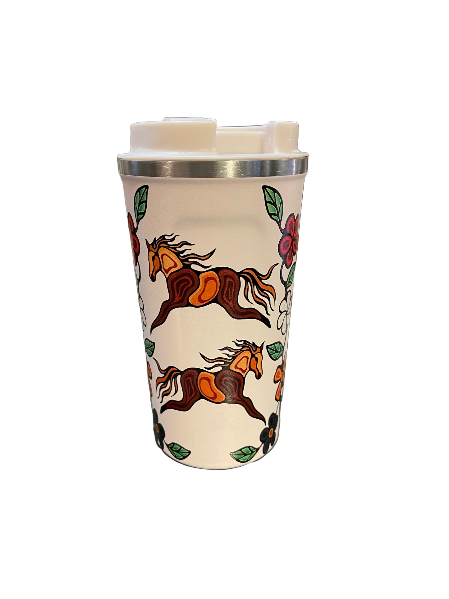 Montague Indigenous Crafts - Travel Mug - Horse