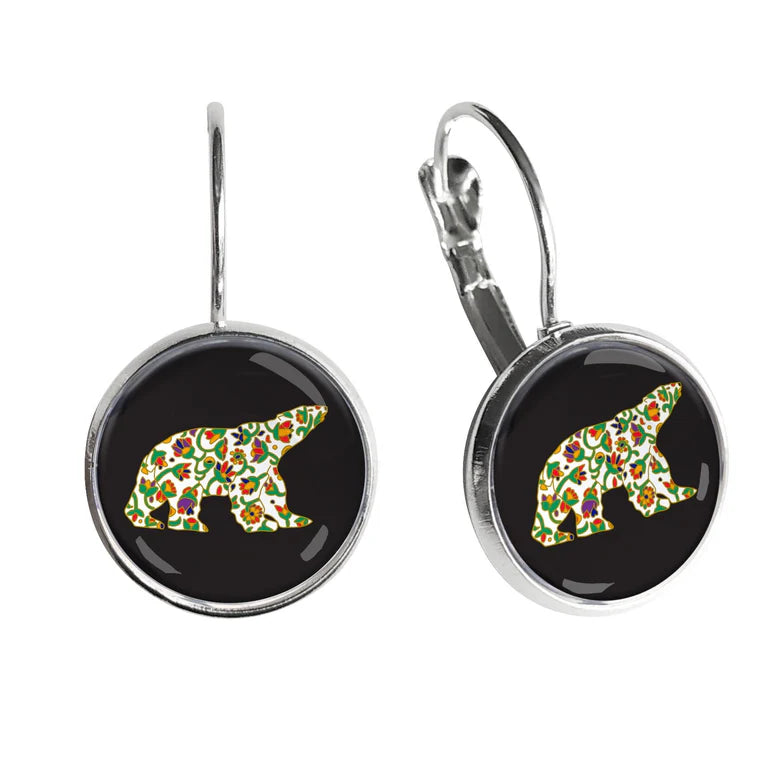 Oscardo - Dawn Oman - Spring Bear - Dome Earrings
