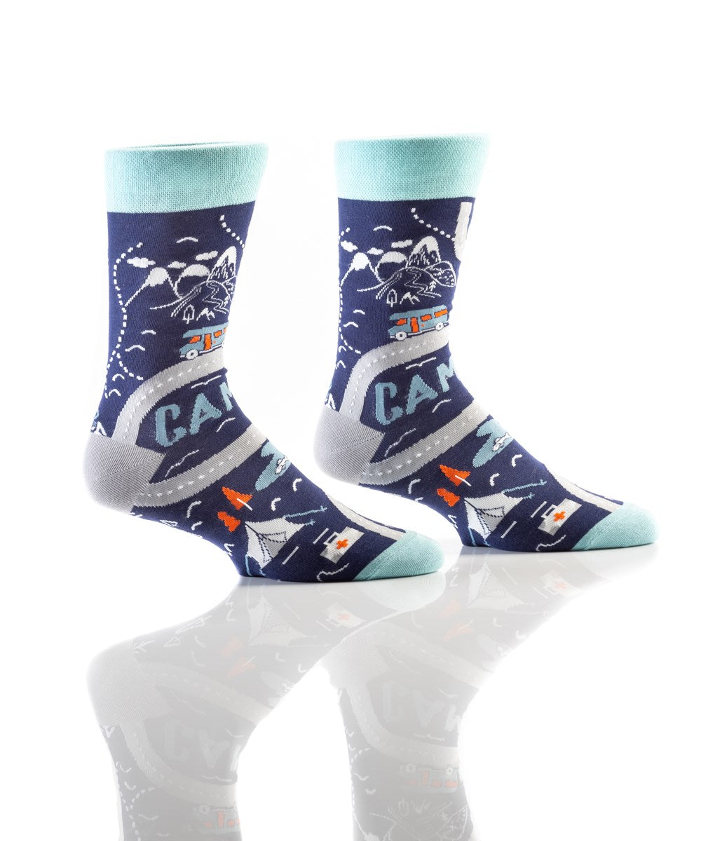 Men's Crew Socks - Camping