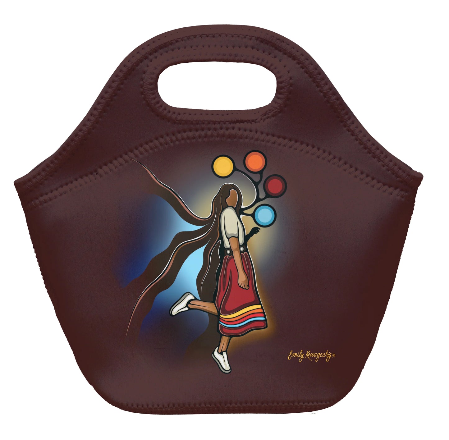 Oscardo - Emily Kewageshig - Insulated Lunch Bag - A Skirt With A Story
