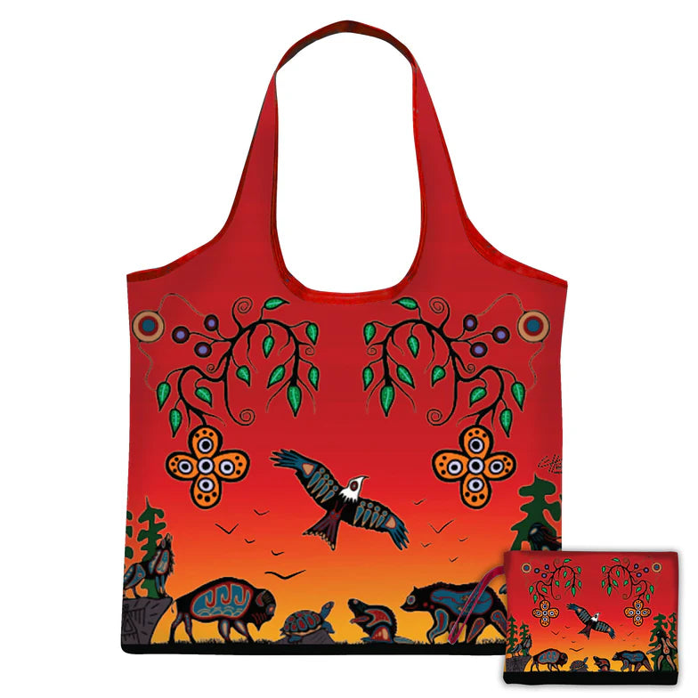 Oscardo - Cody Houle - Eco-Reusable Bag - Seven Grandfather Teachings