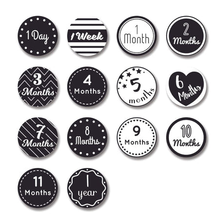 Baby - Lulujo - Baby's First Year - Blanket and Cards Set