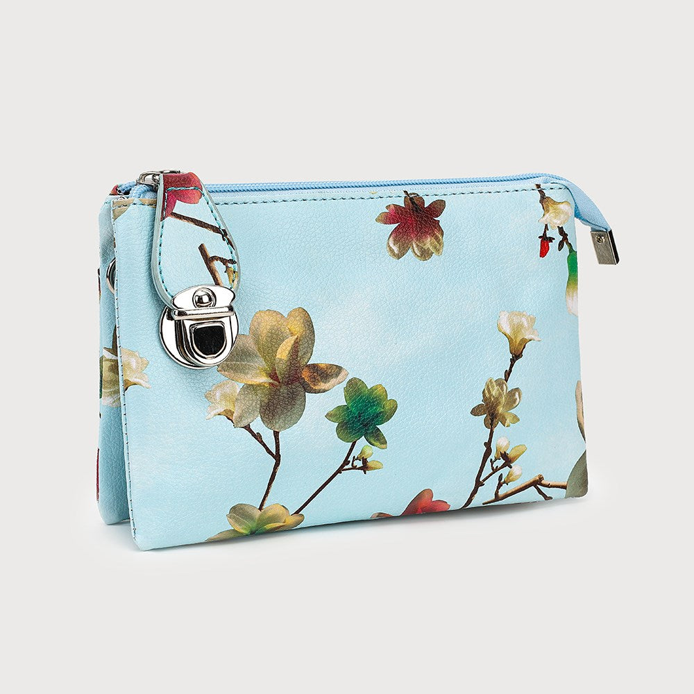 Caracol - Crossbody - Blue Flowers
