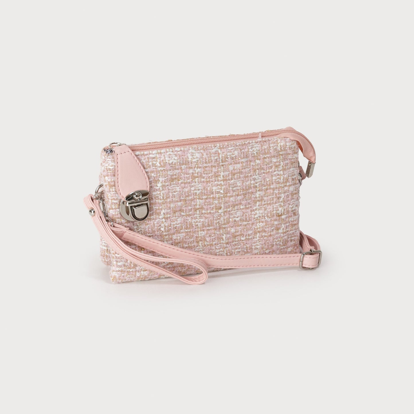 Caracol - Crossbody - Pink Tweed