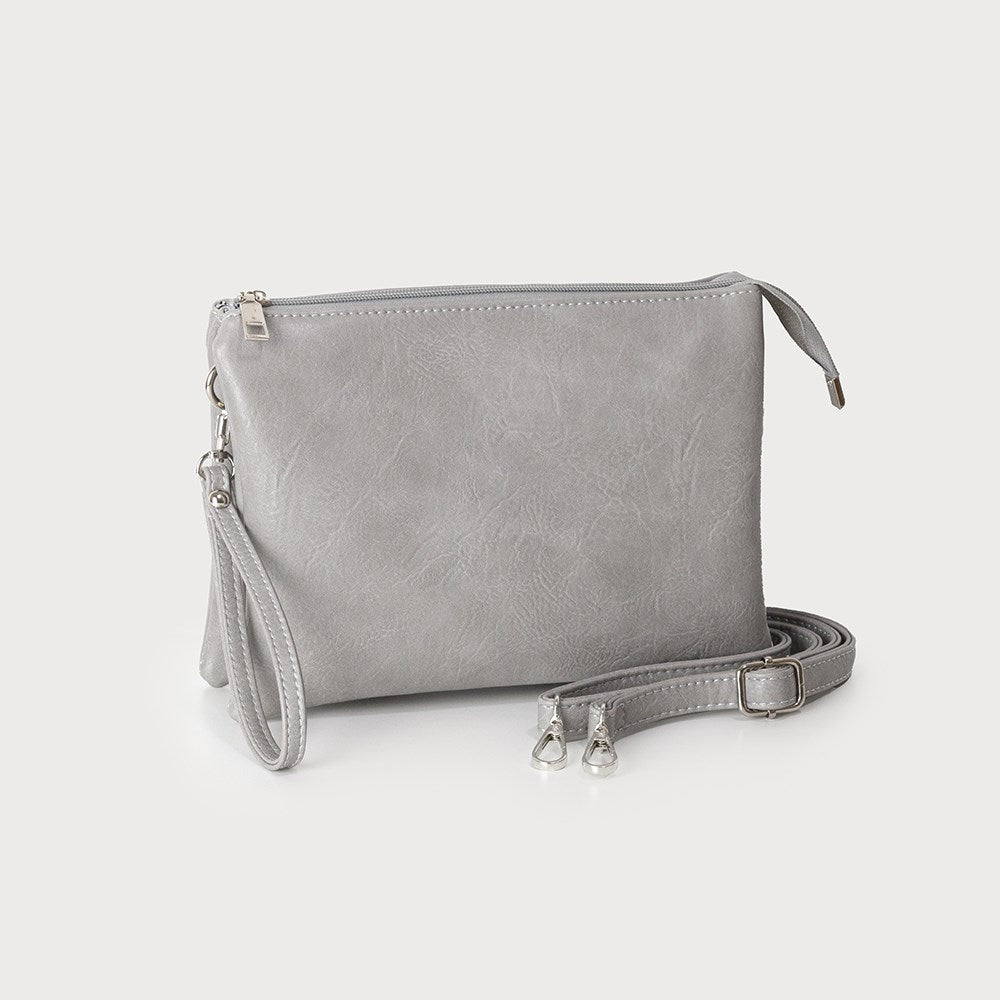 Caracol - Crossbody Bag - Light Grey