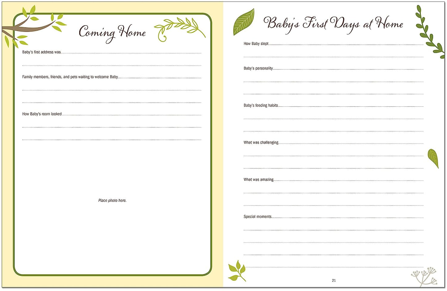 Baby - Baby's Book - The First Five Years