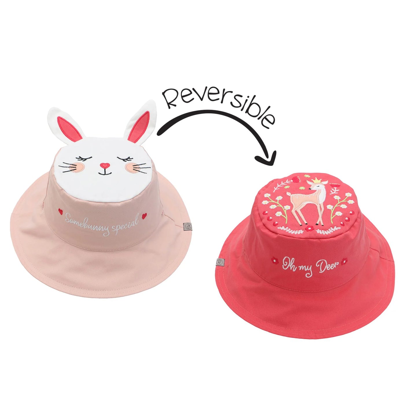 Baby - Bunny/Deer - Flap Jack Kids - Reversible Hat