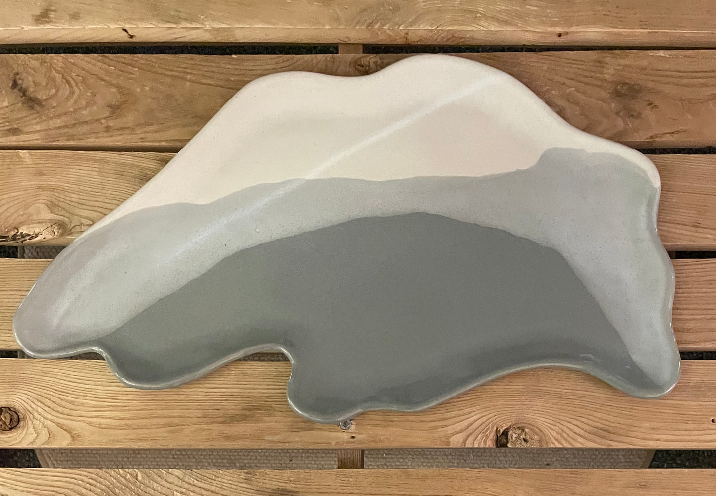 Pottery By P0T's 2G0 - Lake Superior Plate (Large)