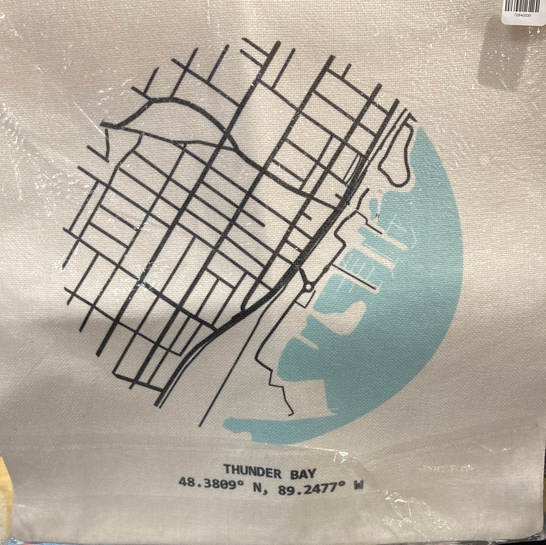 Souvenir - Thunder Bay - Coordinates Pillow Case