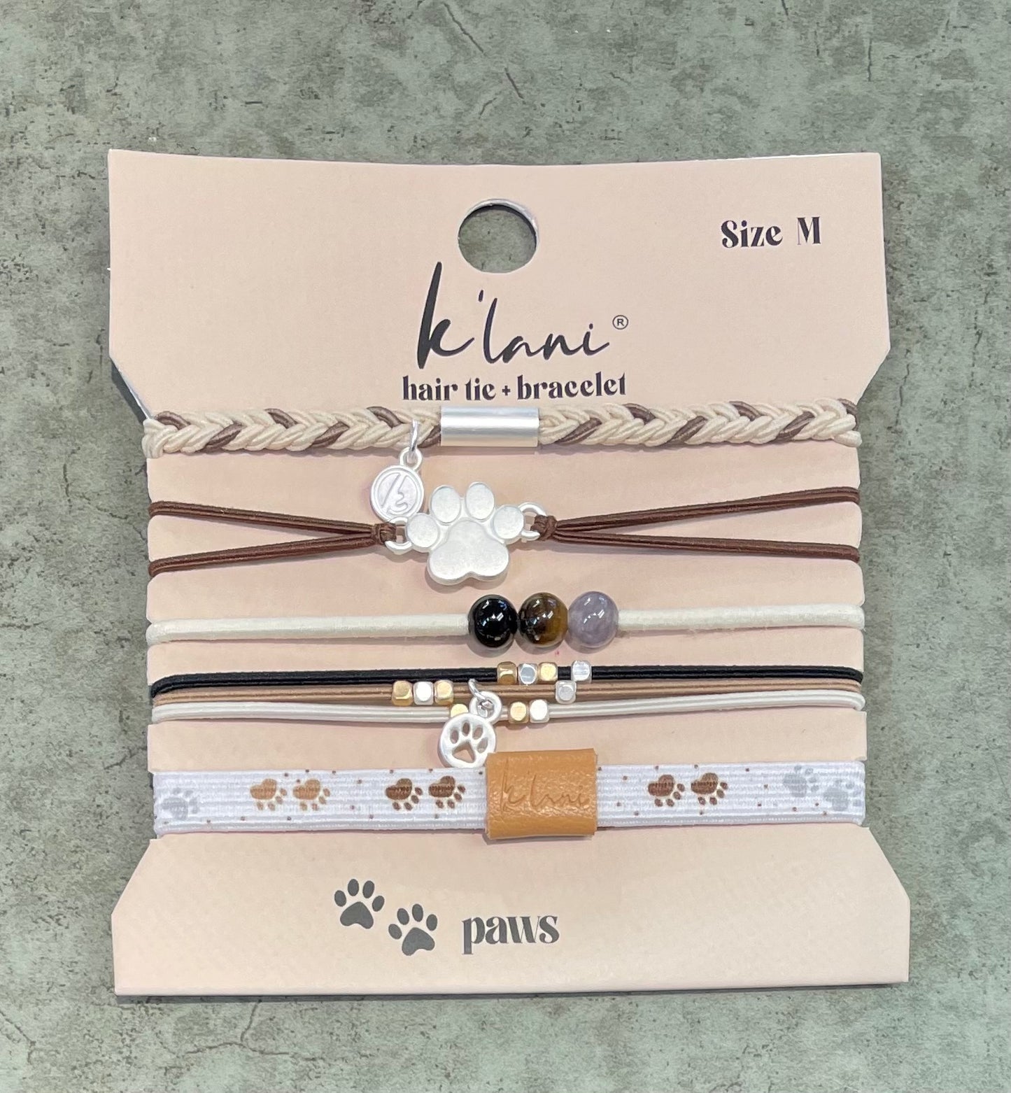 K'Lani Hair Tie & Bracelet - Paws