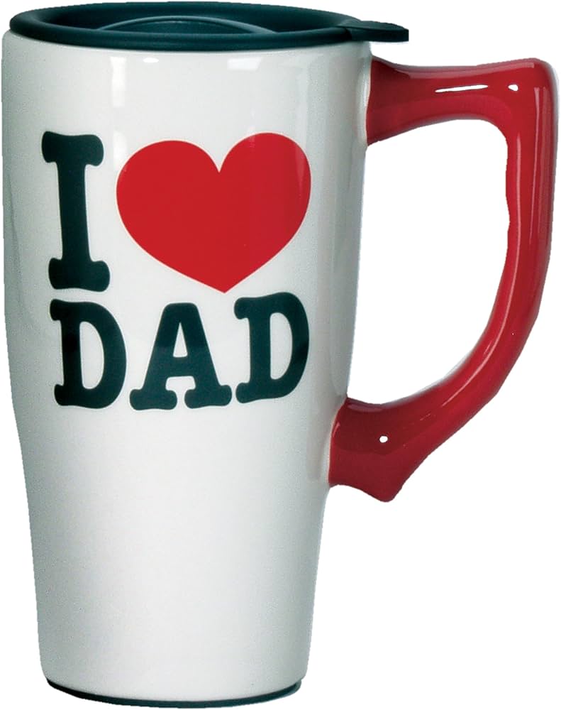 Drinkware - Travel Mug - I (Heart) Dad