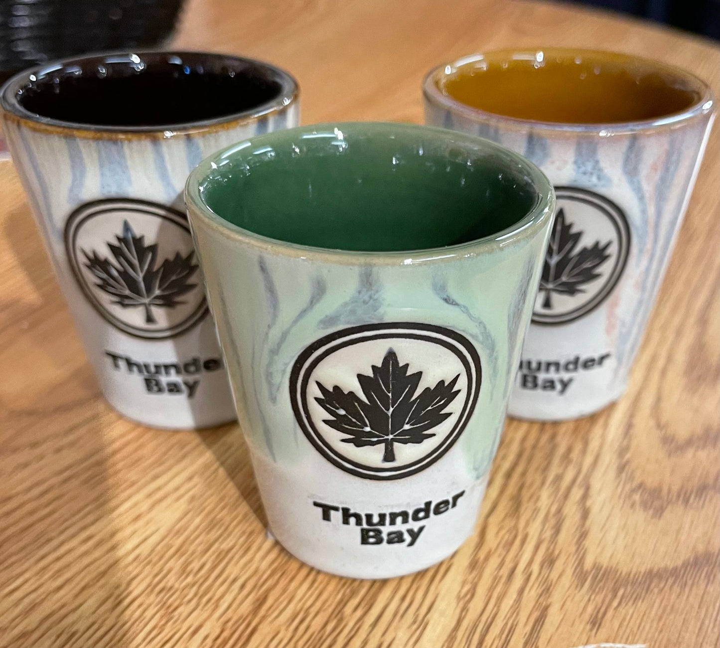 Souvenir - Shot Glass - Maple Leaf - Thunder Bay