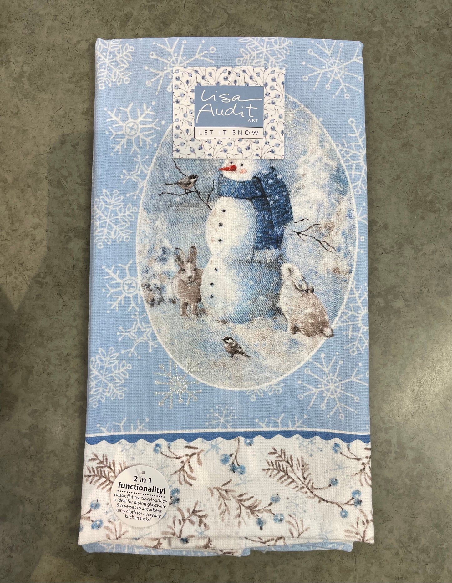 Christmas - Dual Purpose Towel - Snowman