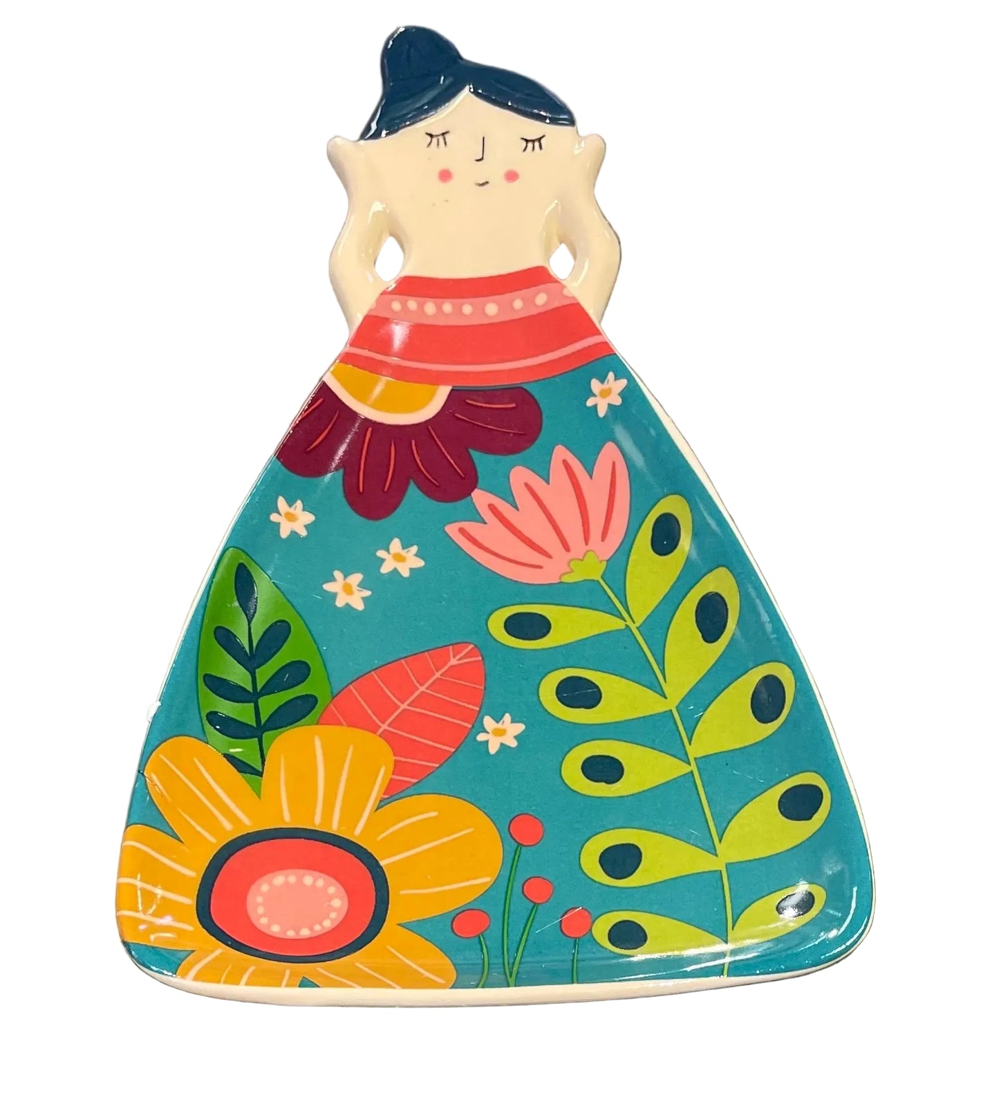 Trinket Dish - Blue Hair