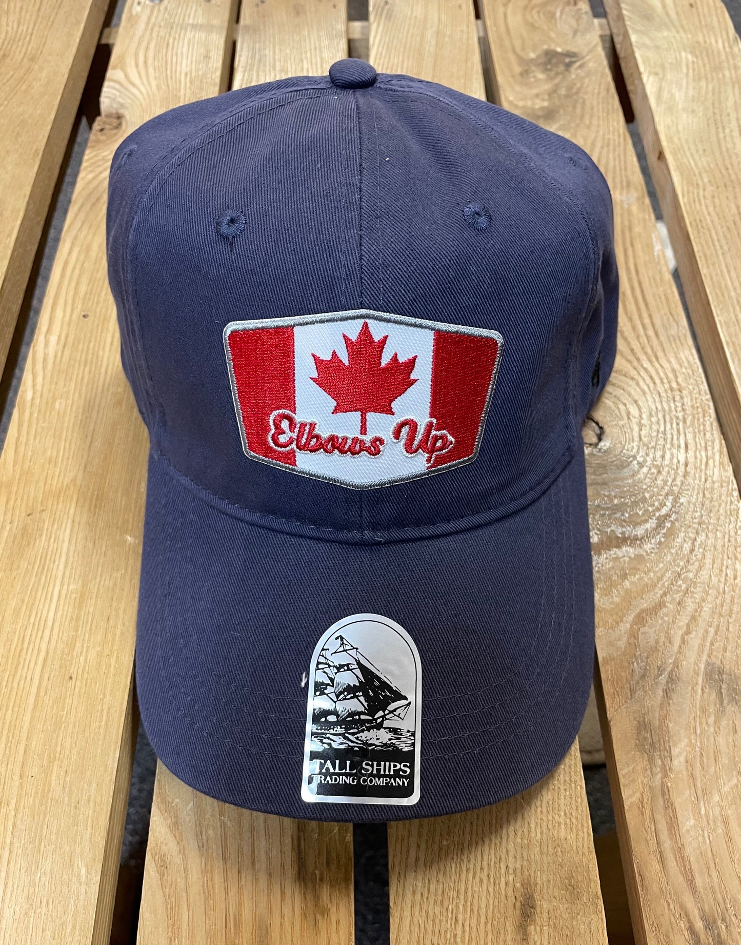 Ball Cap - Patch Hat - "Elbows Up" - Slate