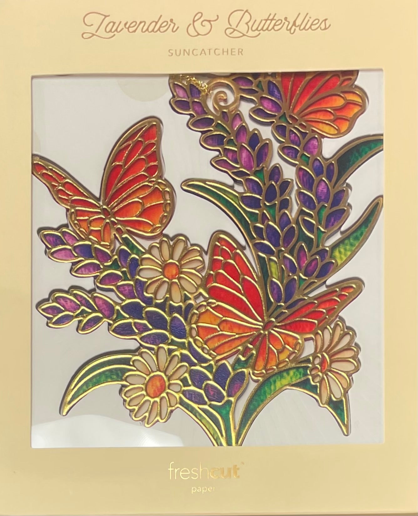 Garden - Sun Catcher - Lavender & Butterflies