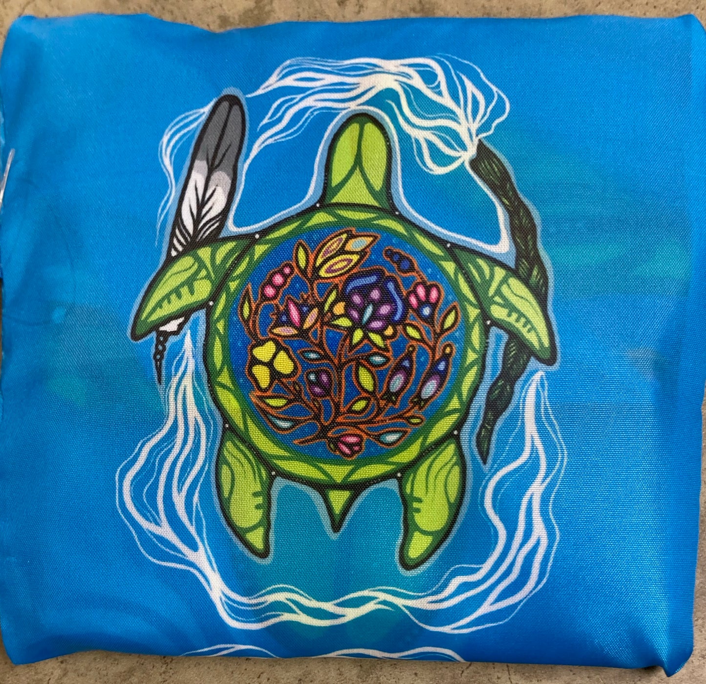 Reusable Shopping Bag - Jackie Traverse - Prayers For Turtle Island