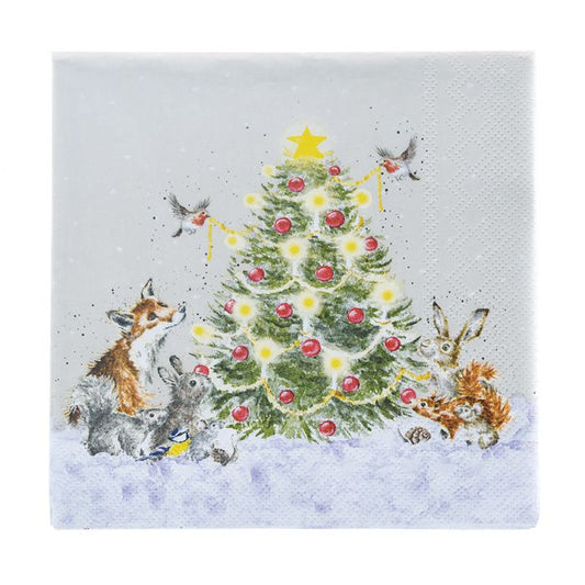 Christmas - Wrendale Designs - Oh Christmas Tree Napkins