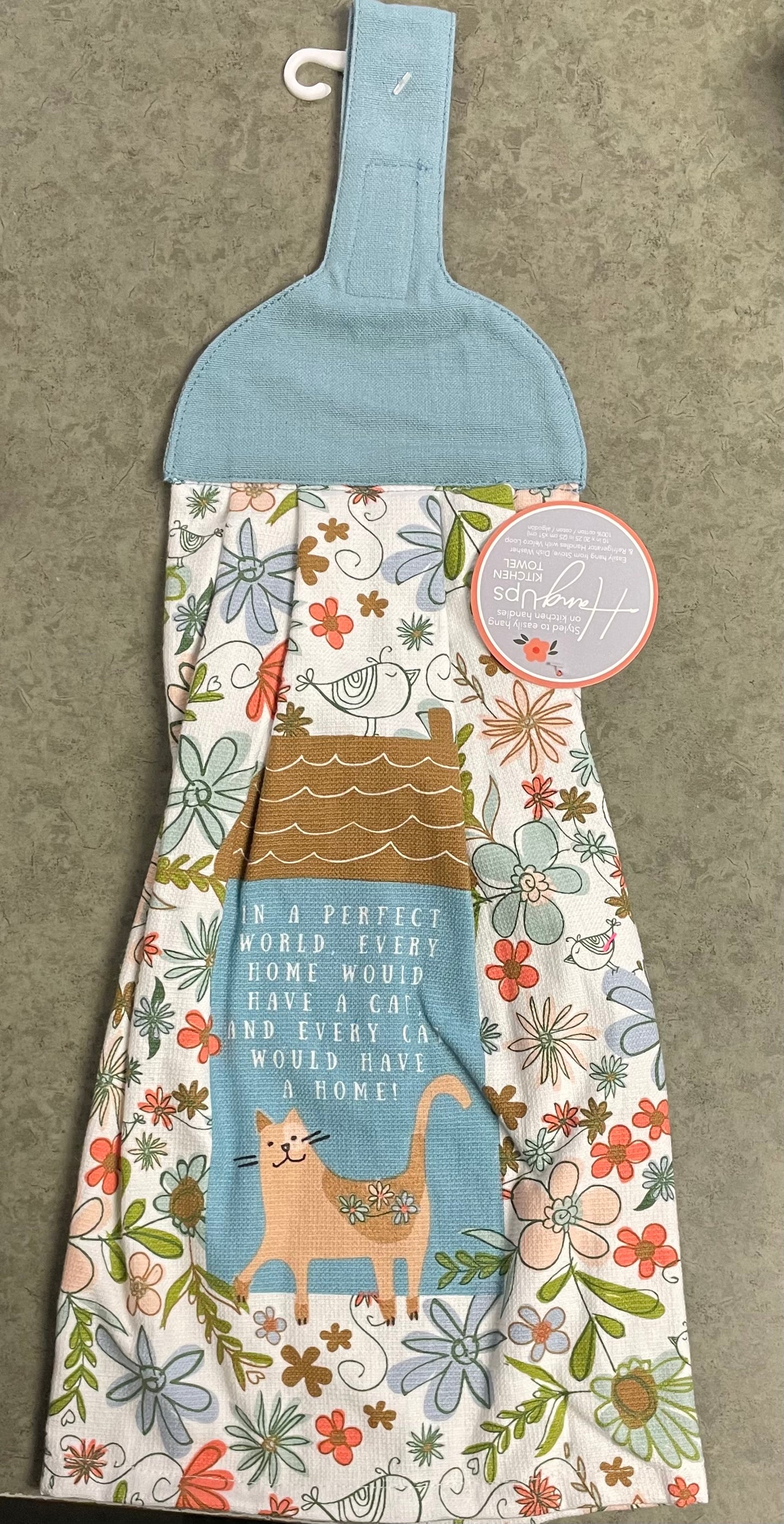 Hang-Up Towel - Cat Home