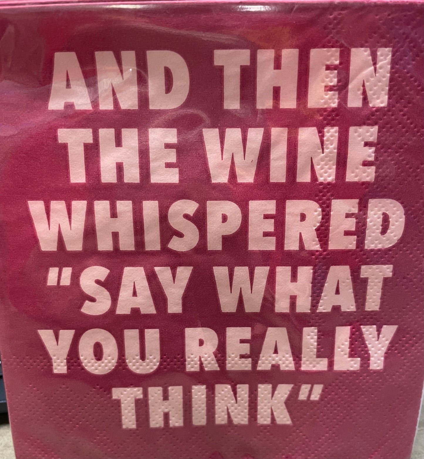 Napkins - Cocktail - And Then The Wine Whispered