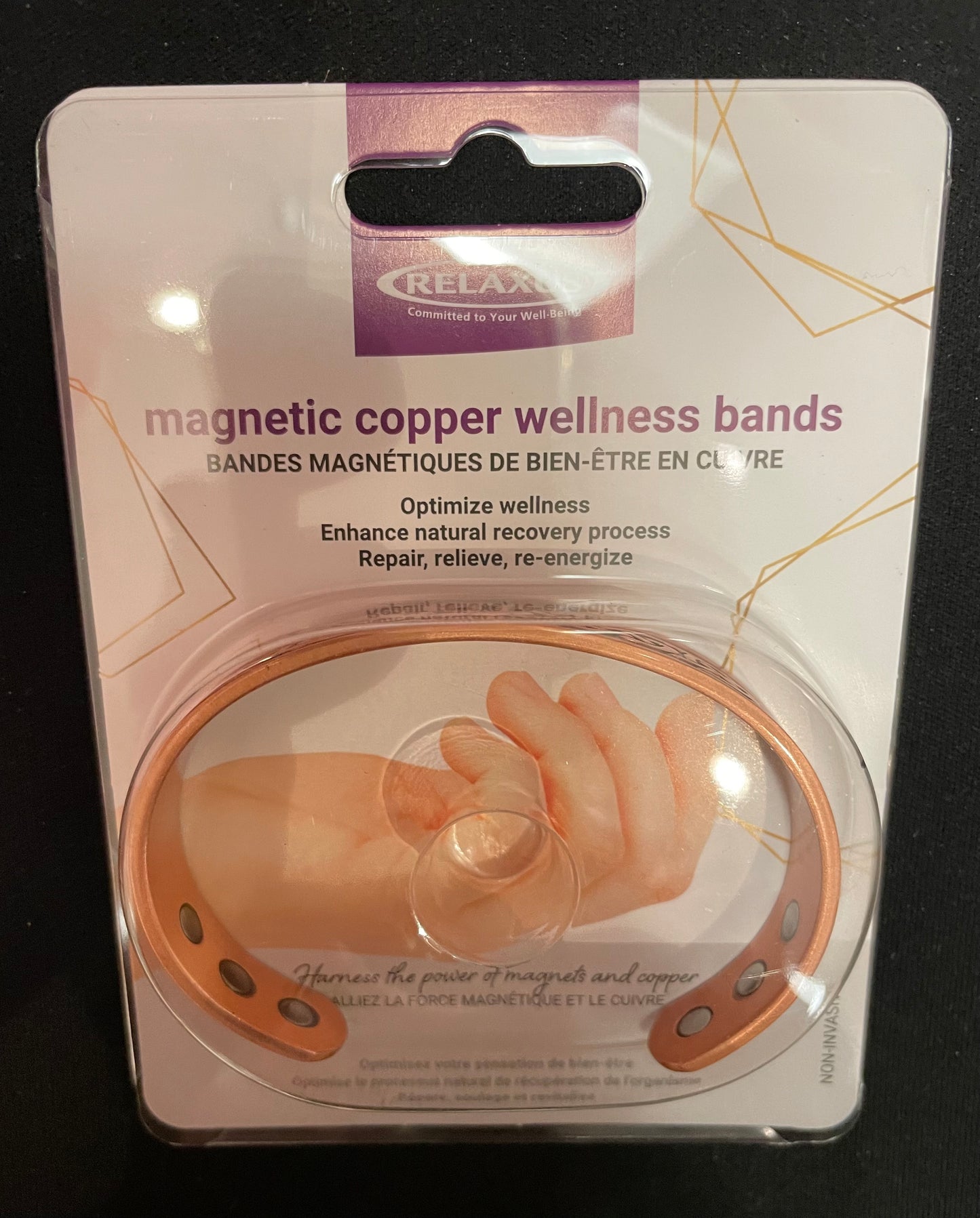 Relaxus - Magnetic Copper Wellness Band